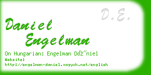 daniel engelman business card